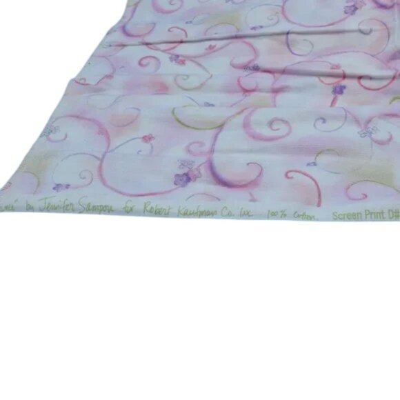 NWOT Vintage Quilting Fabric Clouds & Swirls Hoffman Fabrics 2 ydsTotal - Picture 3 of 6